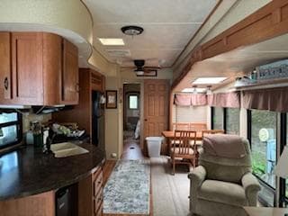 Living room into Bathroom and Main Bedroom