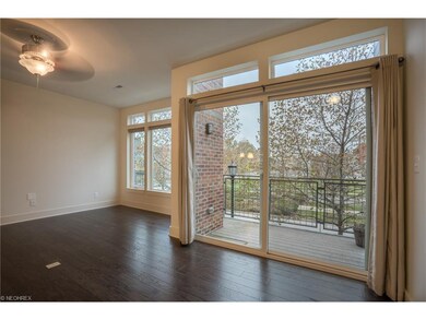 Balcony off of living room area - perfect for ente