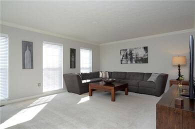 Neutral decor throughout