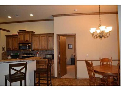 Dining Room. Home has fire safety sprinklers. Dini