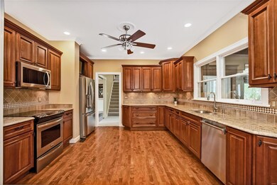 Custom cabinets in renovated kitchen