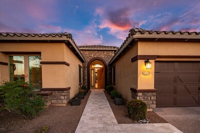 Front Entry Dusk