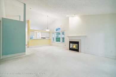 Great room with fireplace