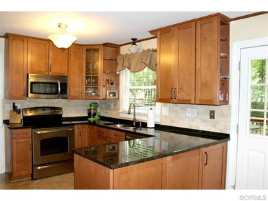Gorgeous renovated kitchen with plenty of cabinet 