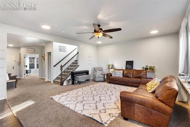 Entry into bright living room area