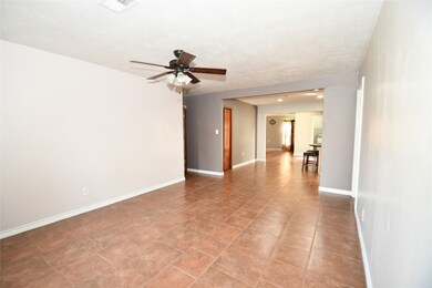 View of den from entrance.