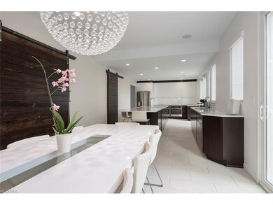 View of incredible kitchen from dining space! The 