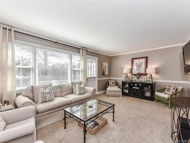 Very light and bright den with lots of windows!