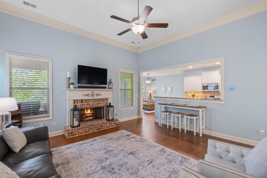Bright and Airy Vaulted Family Room with Cozy Fireplace The Heart of the Home Where Comfort Meets Connection.