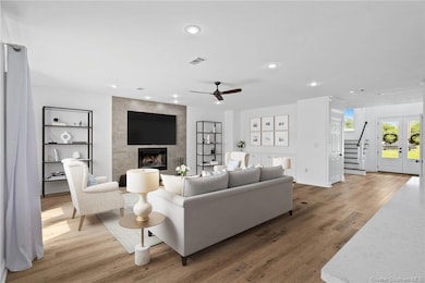 Living Room Staged
