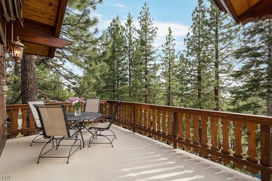 Large deck with retractable awning