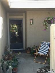 Private courtyard entry