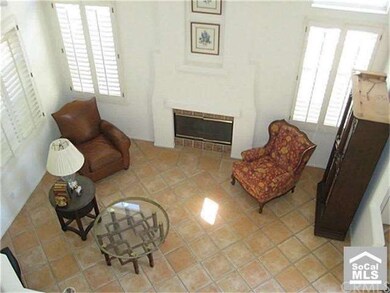 Formal living room with high ceilings