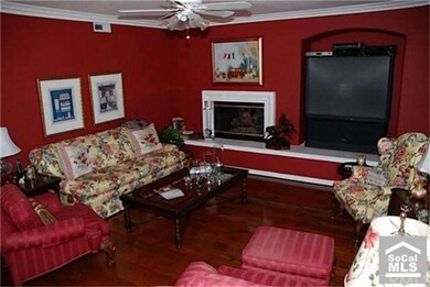 Family Room with Raised Hearth Fireplace