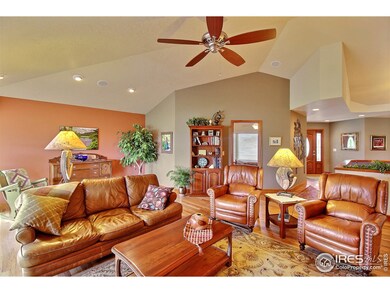 Vaulted Ceiling in the Living Room