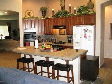 Kitchen with Maple Cabinets & Island