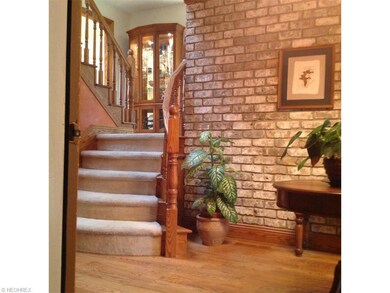 The curve of the stairs helps add to the charm and