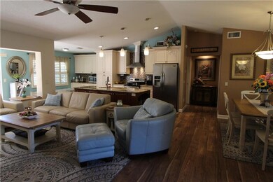 Great Room..... Living room & Kitchen & Dining room to the right