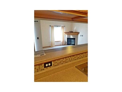 Kitchen. updated glass tile backsplash