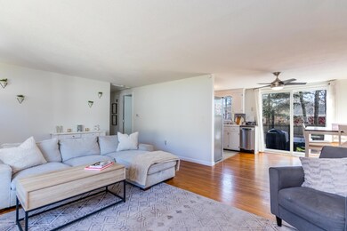Living room opens to kitchen:dining