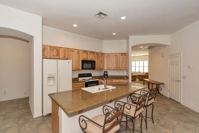 Granite Kitchen Counters with Hickory Ca