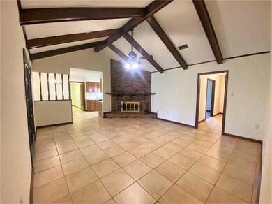 Den with Fireplace