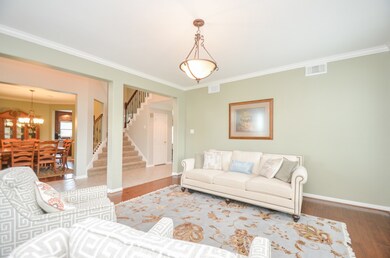 Formal dining room across from the. formal living