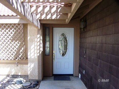 Front door and porch