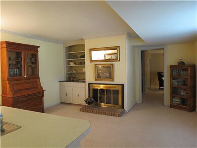 Another large living area off the kitchen. Built-i
