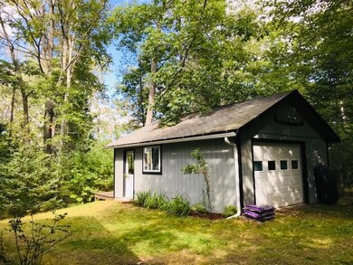 Detached garage/studio insulated.