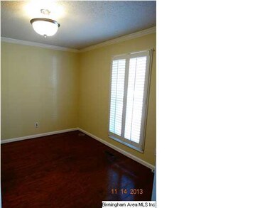 Freshly painted dining room