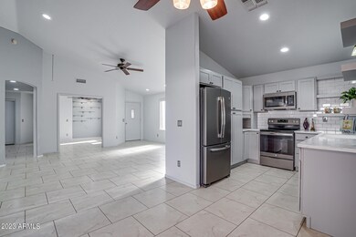 Kitchen Into Living Room