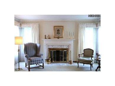 Marble Fireplace with period surround.