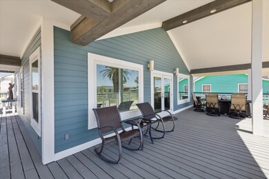 This spacious and inviting covered porch features
