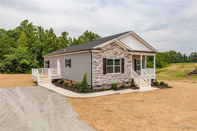 View of front of house featuring covered porch