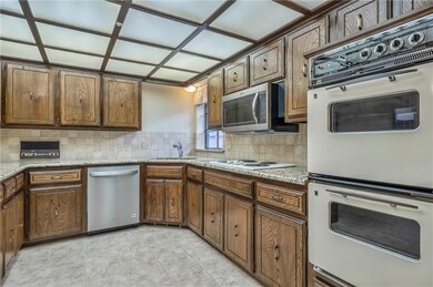 Kitchen with granite counter tops