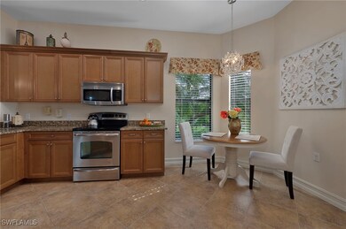 Eat-in kitchen with pantry closet
