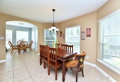 breakfast room, rear of home