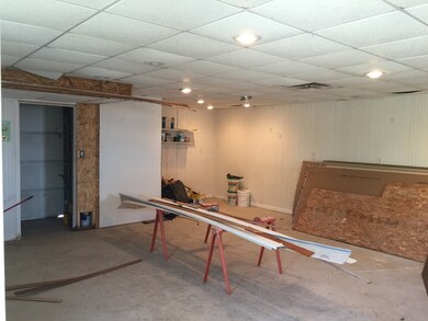 Inside workshop/detached garage area