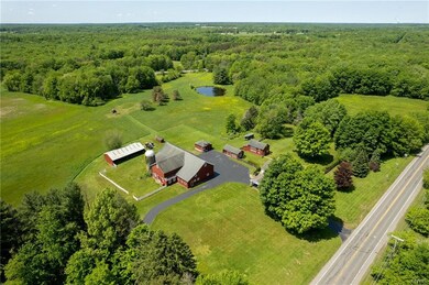 Aerial view of this fabulous property showing some