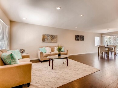 Living room looking into dining room