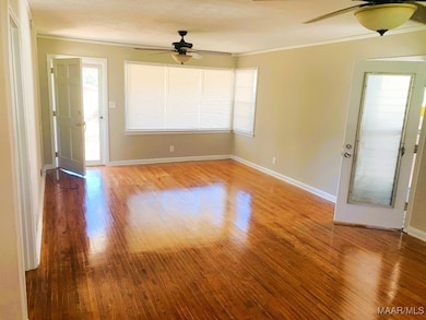 Great light and gleaming hardwood floors
