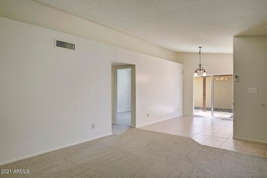 Great room view to dining room