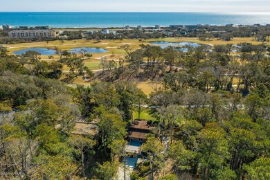 Aerial View of House Golf Course Ocean 2
