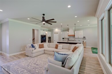 Dining Room in the Open Concept is currently being