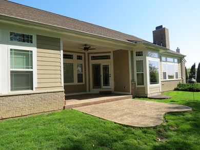 Covered back porch