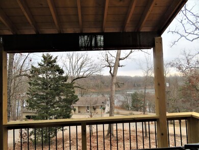 View off end of deck