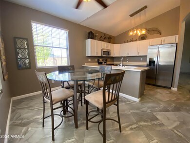 Gourmet Kitchen and dining area