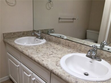 Double sink in master bathroom.  New countertop