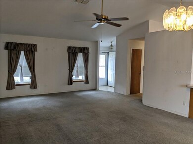 Living Room with Vaulted Ceilings